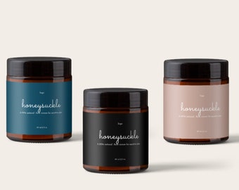 Skin Care Jar Product Label Design, Skincare Editable Label Template,Body Label Template Bottle Design, Product Packaging,Label for Bottles