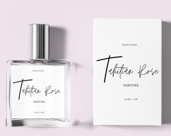 Perfume Product Label, Skincare Label, Essential Oil Label, Label for Bottles, Product Label Template Bottle Design, Product Packaging