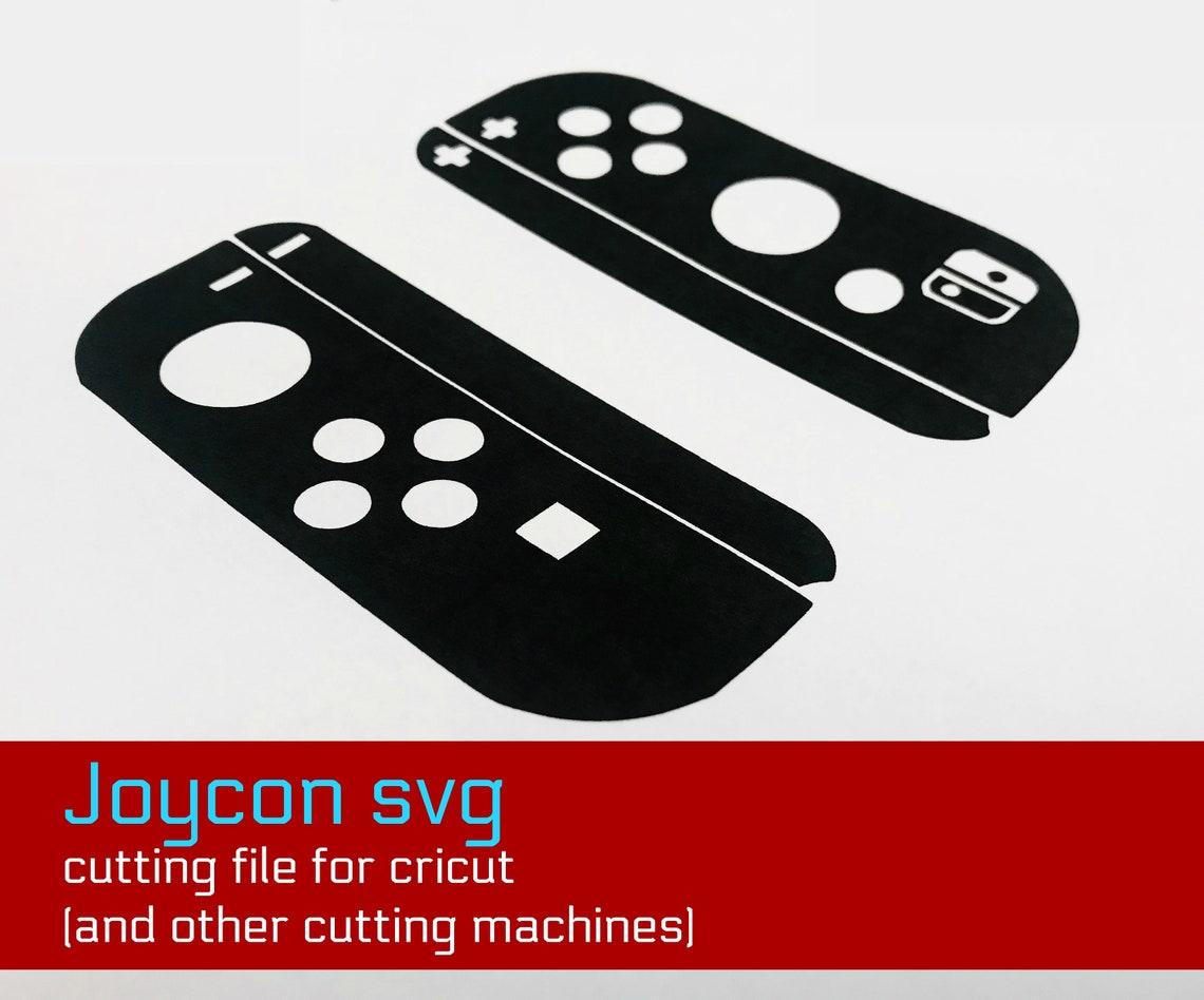 Joycon SVG cutting files. Nintendo Switch JoyCon skin cut Etsy