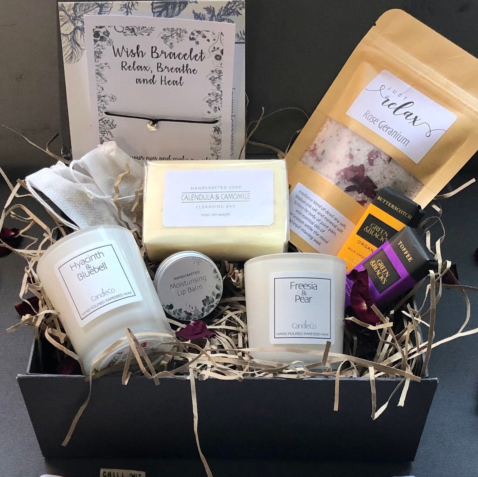 Spa gift box relaxation set natural handmade beauty Etsy