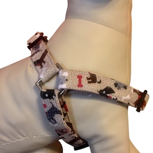 Dogs All Over Step-In Dog Harness, Large Dog Harness, Small Dog Harness, Adjustable Harness, Teacup Puppy, Cat Harness
