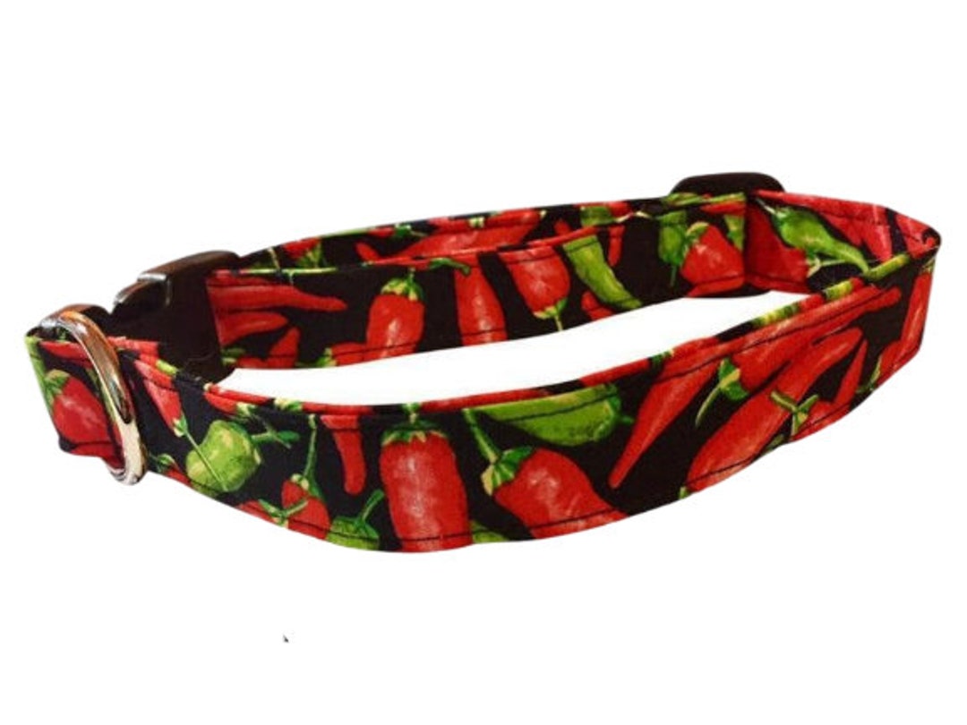 Dog Puppy Cat Kitten Hot Chili Peppers Collar Big Dog Collar Etsy