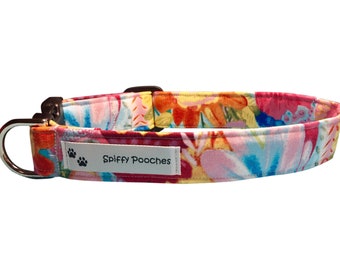 Florals Dog Puppy Cat Kitten Collars, Big Dog Collars, Tiny Dog Collar, Dog Clothes, Dog Gear