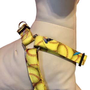 Soft Ball Step-In Dog Harness, Spots, Large Dog Harness, Small Dog Harness, Adjustable Harness, Teacup Puppy, Cat Harness
