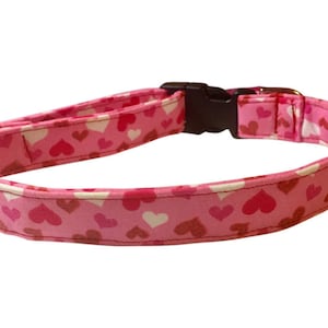 Valentine Dog Collar, Hearts Puppy Collar, Martingale Collar, Dog Leash, Puppy Clothes, BOGO @ 50% Off (See Description)