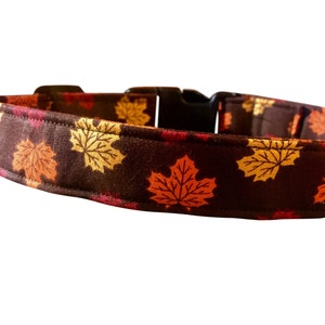 Fall Dog Collar, Autumn Puppy Collar, Harvest Collar, Leaves Dog Collar, Martingale Collars  (Buy 1 Get 1 @ 50% OFF) (See Description)