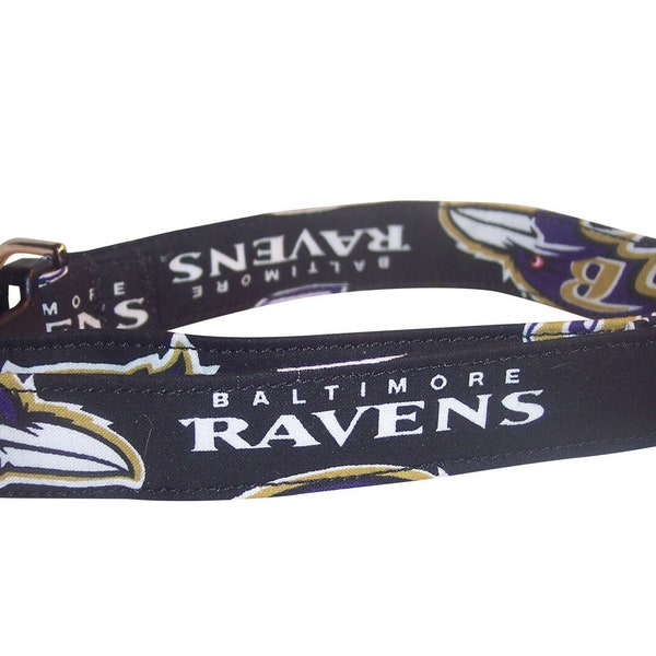 Baltimore Ravens Dog Collar, Sports, Big Dog Collar, Gear, Dog Leash, Clothes BOGO @ 50% Off ( See Description)