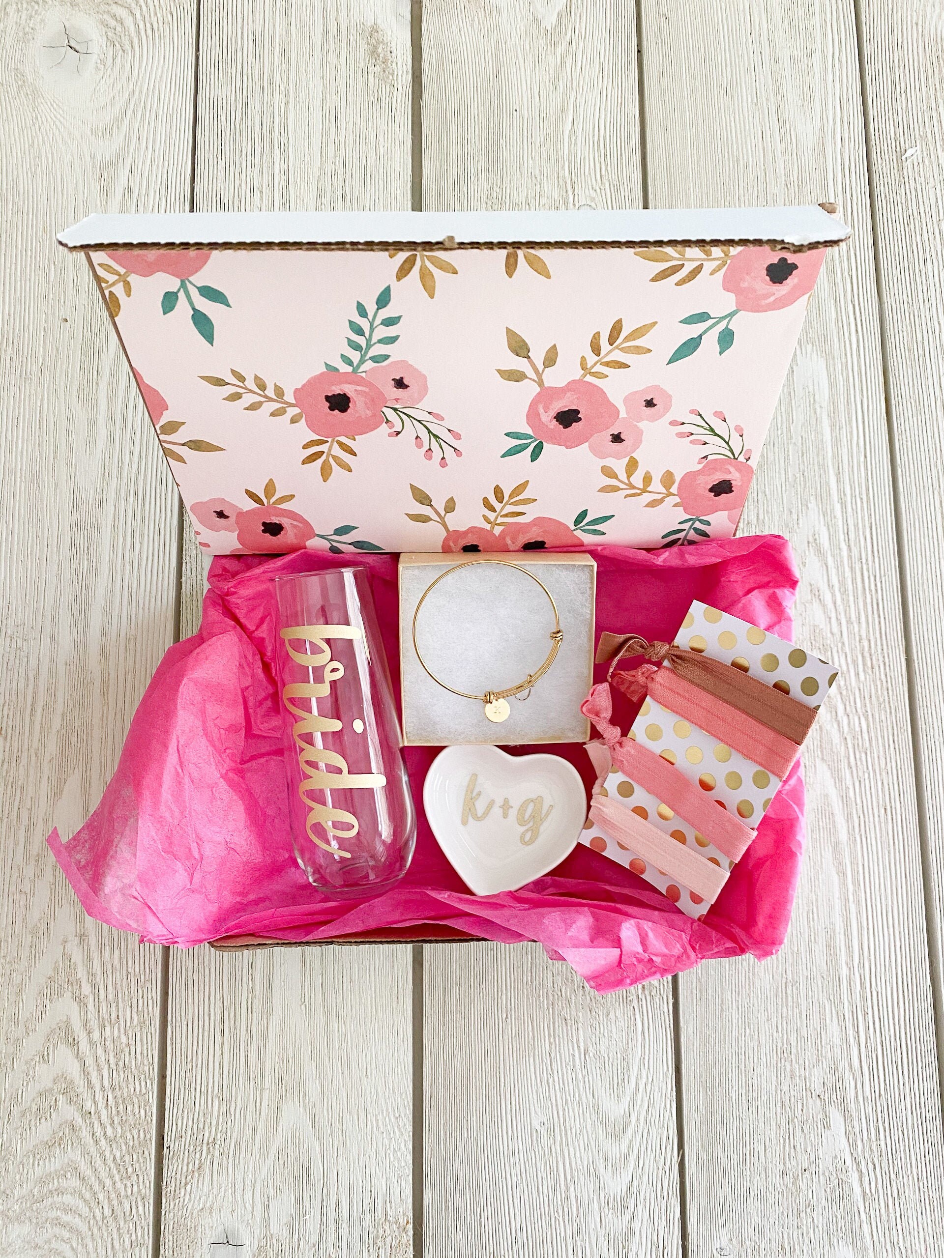 Bride Gift Box Bridesmaid Gift Box Wedding Day Gift Etsy