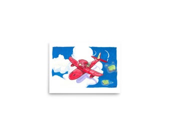 Sea Plane Flight | Postcard Print