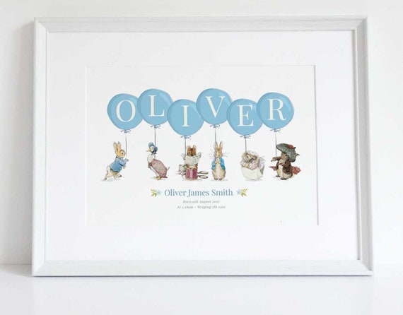 beatrix potter personalised christening gifts