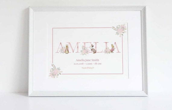 beatrix potter personalised christening gifts