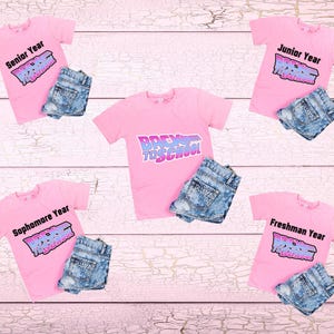 Back to School Class Year T-Shirt, Freshman Sophomore Junior Senior Tee, High School Graphic Tee for Teens, First Day of School Shirt