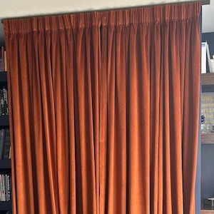 Pencil Pleated , 36 Colors Velvet Curtain Panel , Thermal velvet curtain , Curtains for Living Room Bedroom and Velvet Door Curtain