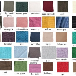 100% Blackout Linen Curtain , 34 colors Blockout Rod pocket Linen Curtain , Curtain Panel zdjęcie 3