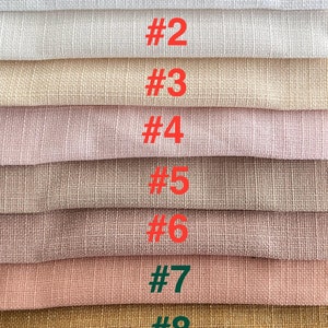 Extra Wide Linen Curtain, 32 Color Options Custom Made Curtain , Grommet, Hook and Ring Options for Rod and Curtain Track zdjęcie 2