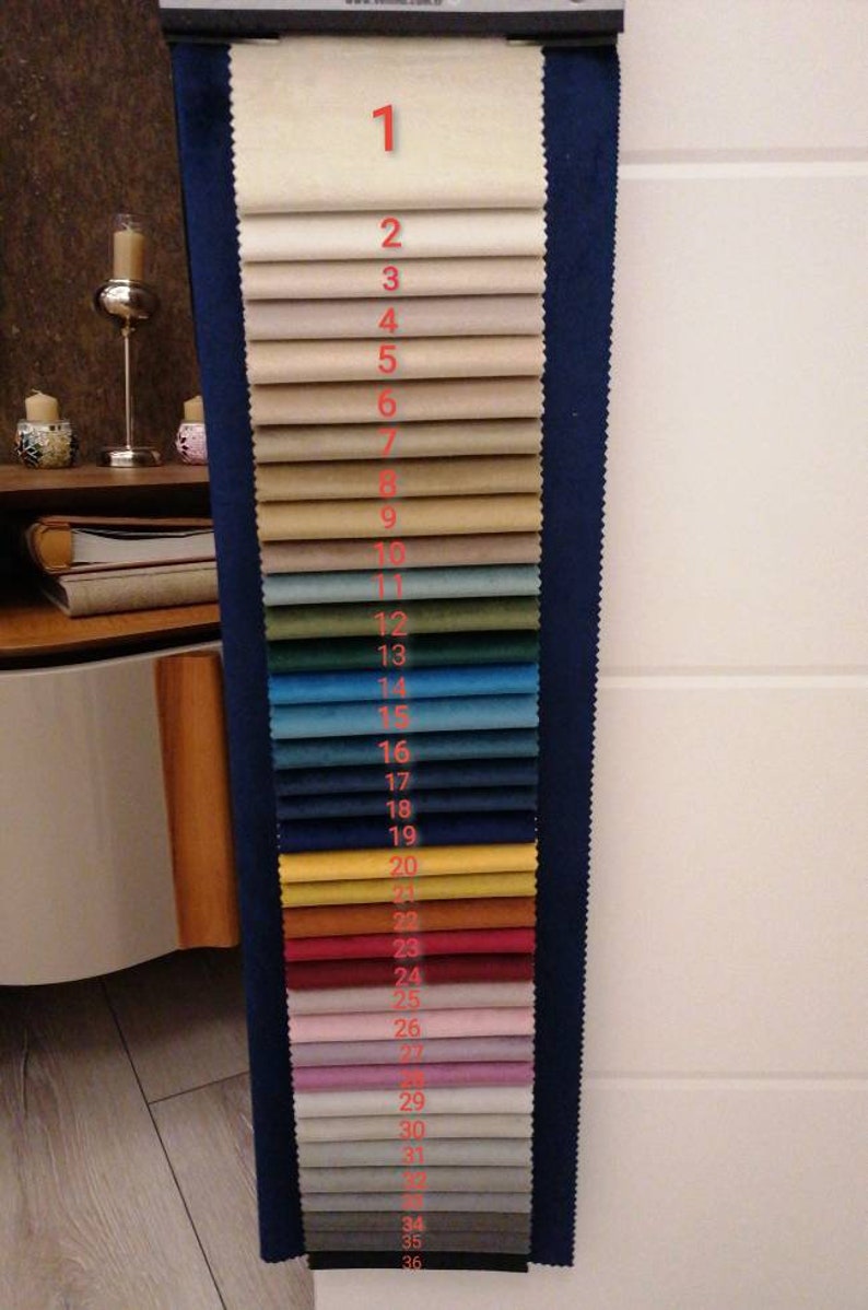 Maßgefertigter Samtvorhang, 36 Farben, Stangentasche Luxus-Samtvorhang, Vorhang-Panel, Verdunkelungssamtvorhang Bild 3