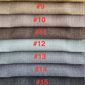 Extra Wide Linen Curtain, 32 Color Options Custom Made Curtain , Grommet, Hook and Ring Options for Rod and Curtain Track zdjęcie 3