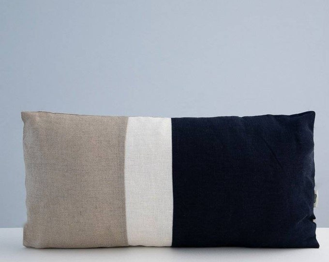 Washed Linen Decorative Pillow cover with Invisible Zipper - Linen Pillow Cover - Handmade Pillow case- Custom Pillow covers