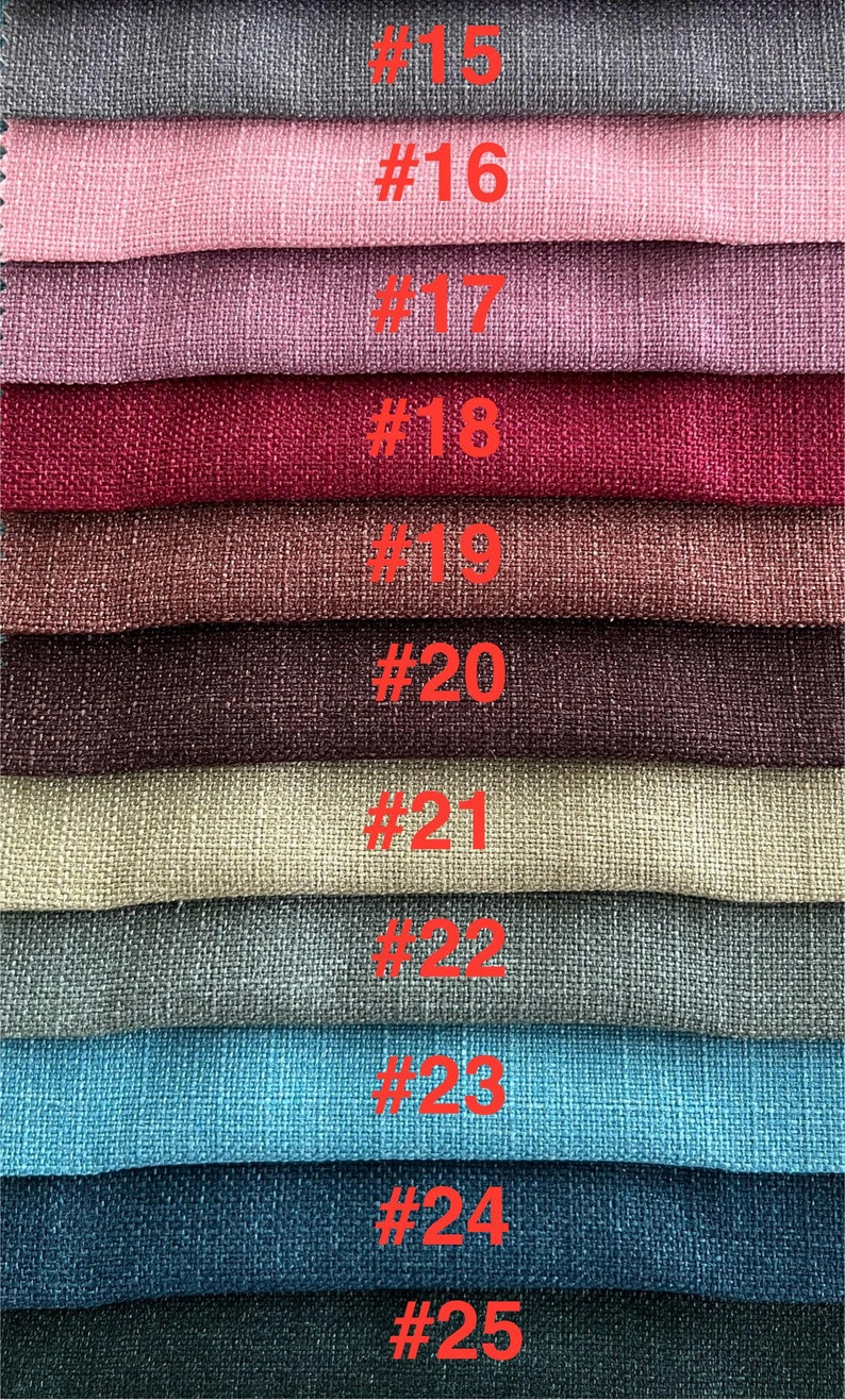 Extra Wide Linen Curtain, 32 Color Options Custom Made Curtain , Grommet, Hook and Ring Options for Rod and Curtain Track zdjęcie 4