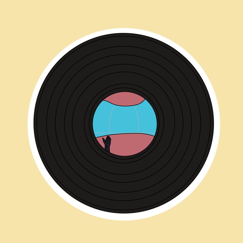 Fine Line vinyl album sticker Etsy