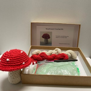 Mushroom Crochet DIY Kit