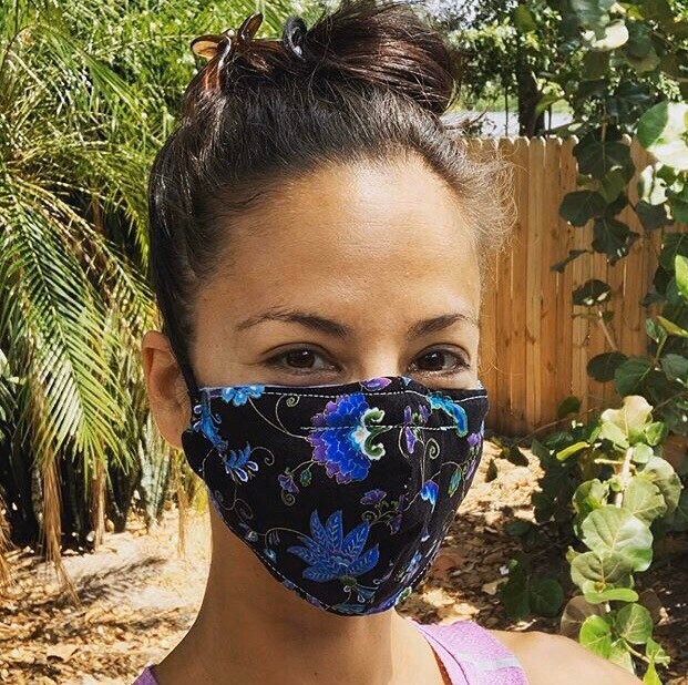 Washable face mask with or without filter pocket
