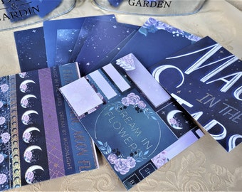 Galaxy Inspired Handmade Envelopes - Royal Blue - Start and Night Sky - 5 per set. FINAL ONE