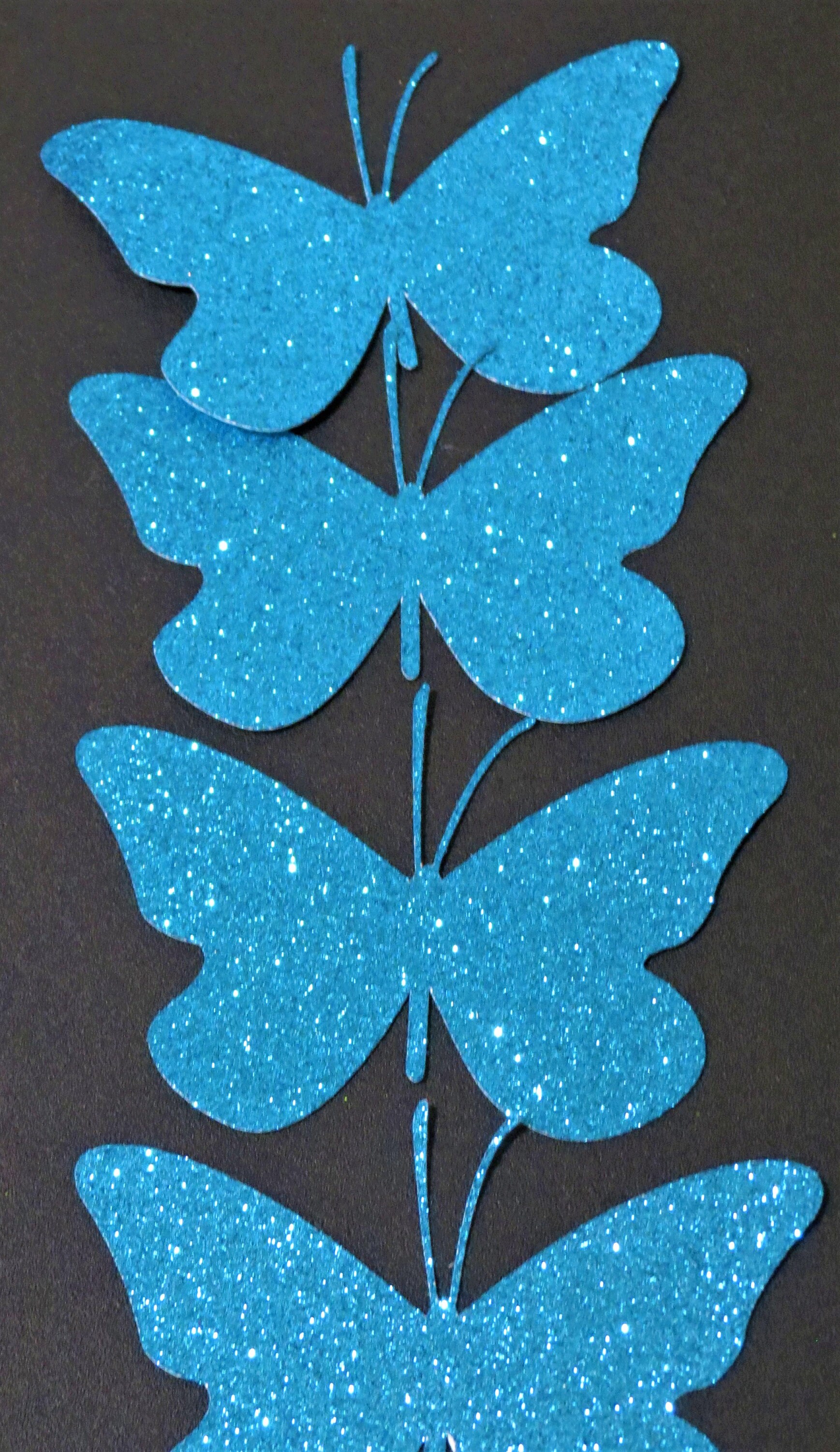 Glitter Butterfly Die cuts-Cut Out conjunto de 8 se | Etsy