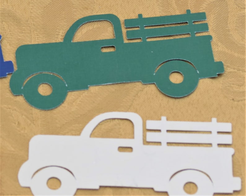 Red Truck/country Truck Die Cut/cutouts Must See variety of Etsy