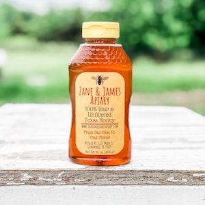 16oz. Raw & Unfiltered Honey