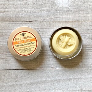 Sweet Orange Beeswax Lotion Bar