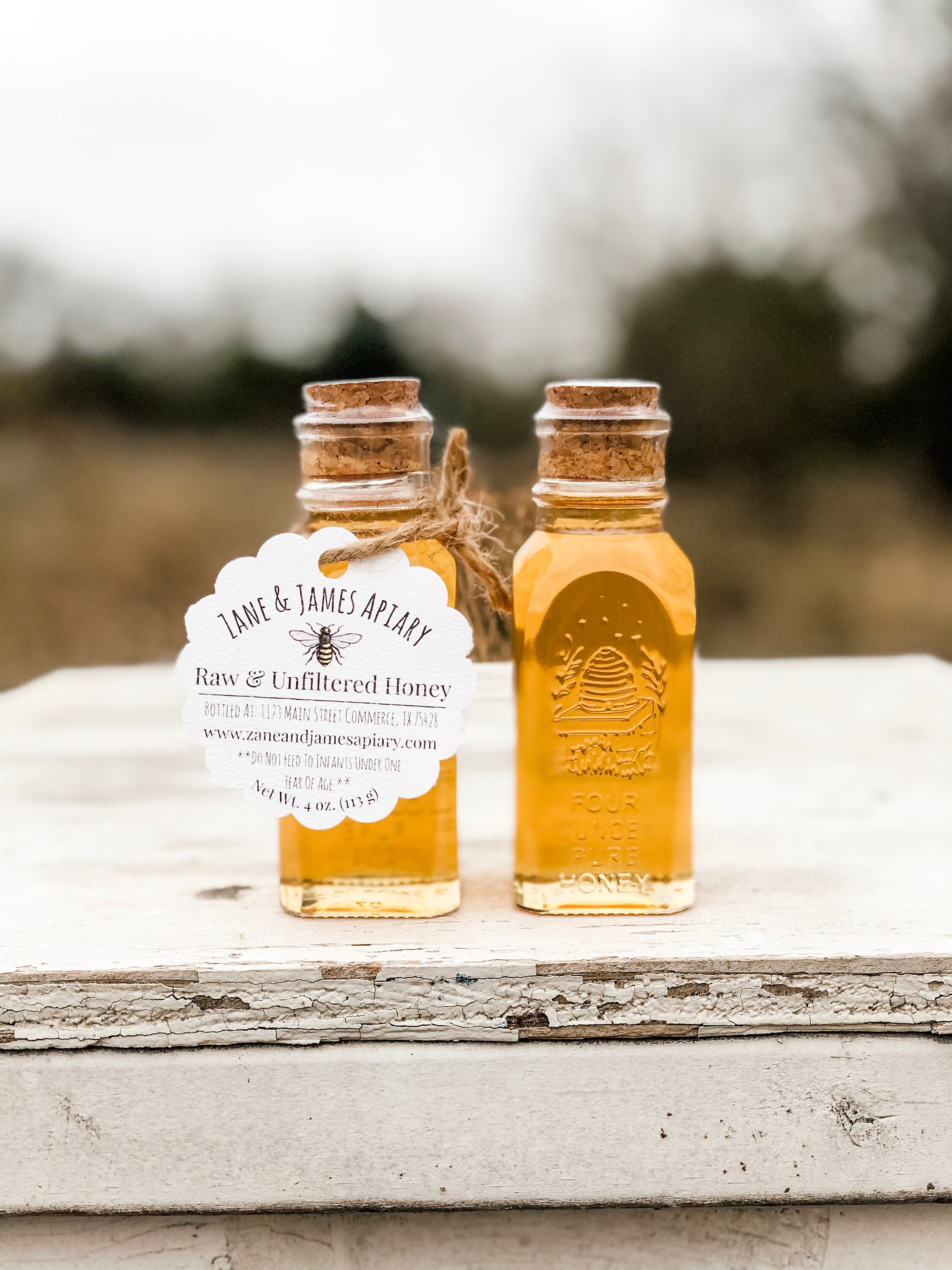 4oz. Raw & Unfiltered Honey | Etsy