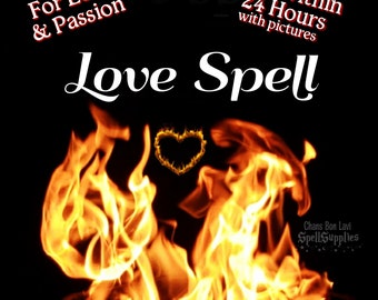 LOVE SPELL   Love Passion Obsession     Voodoo Hoodoo Pagan Wiccan