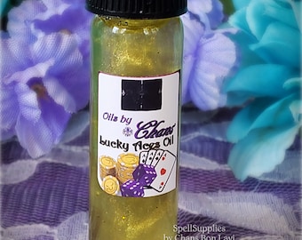 Gambling Oil- Lucky Aces-  Voodoo Hoodoo Wicca Pagan Spell Oil