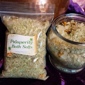 Prosperity Bath Salts  Ritual Bath Salts