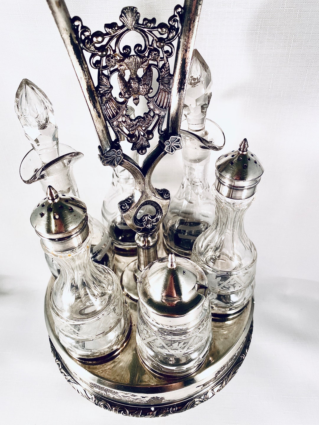 Wilcox Silverplate Co. Victorian Cruet Caddy Antique C. 1890 - Etsy