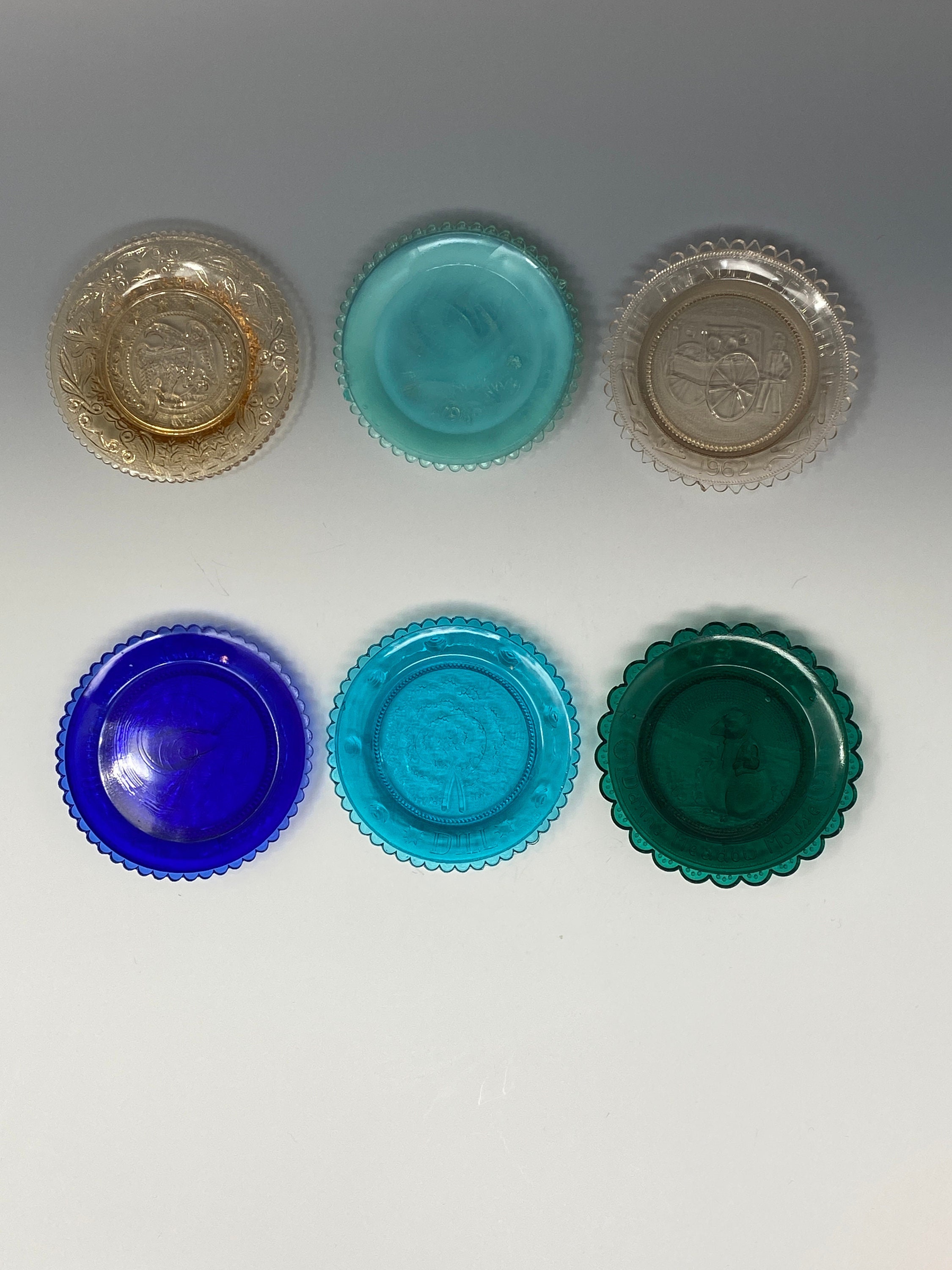Colorful glass plates hot sale