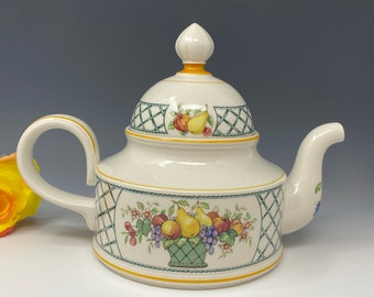 Villeroy & Boch Teekanne ""Korb"" #1748."