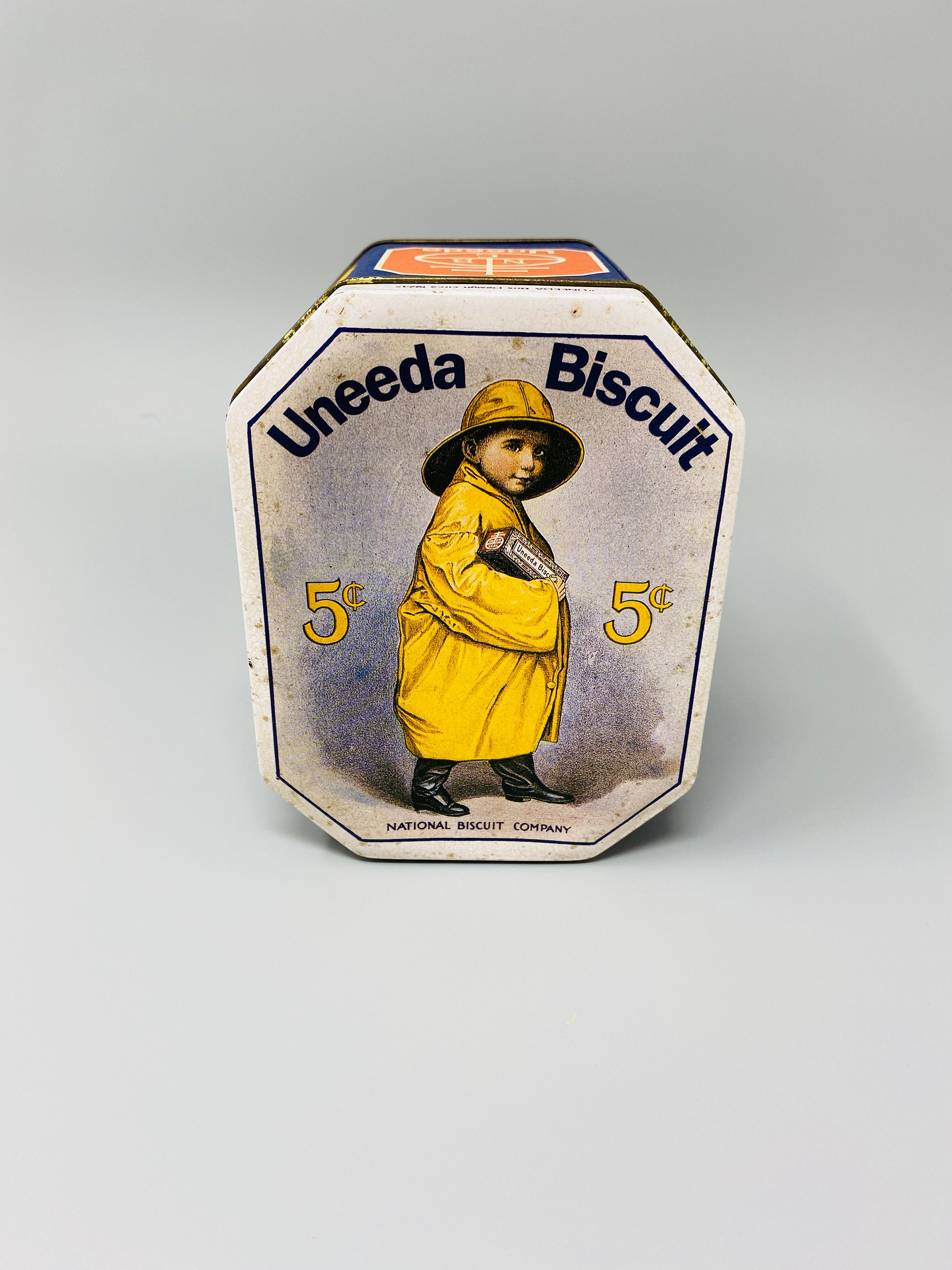 Vintage Uneeda Biscuit Tin National Biscuit Co. Etsy