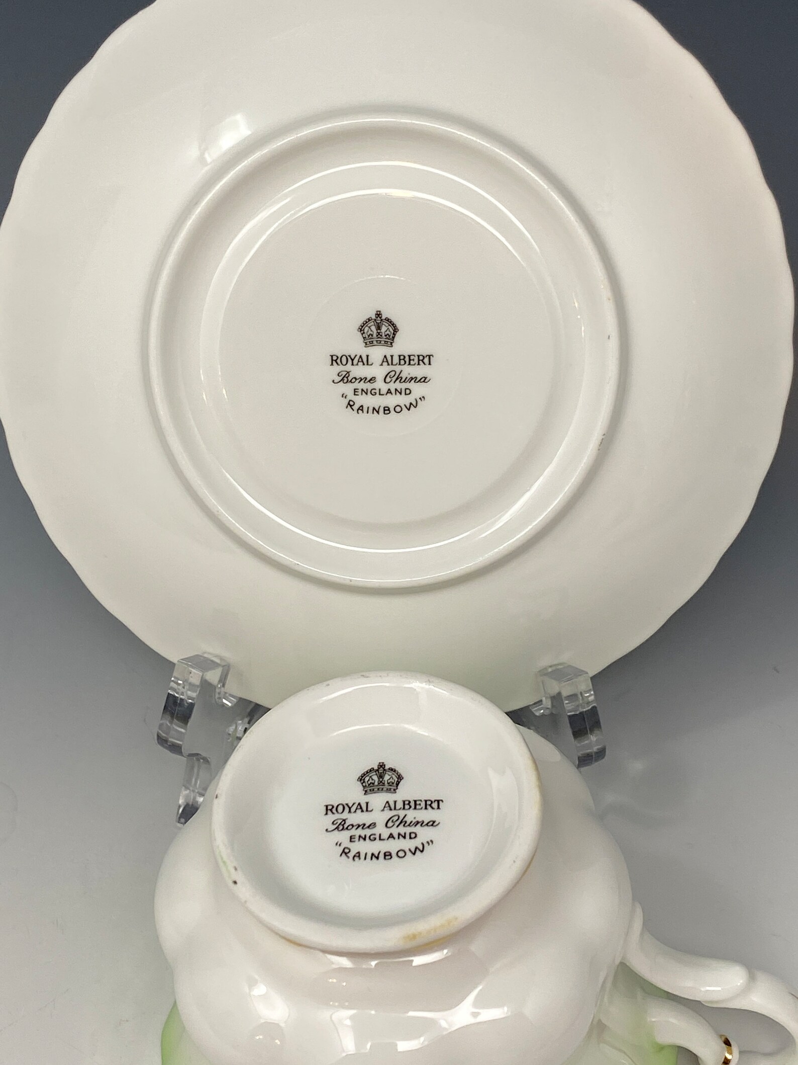 Royal Albert Rainbow Series Tea Cup and Saucer Etsy