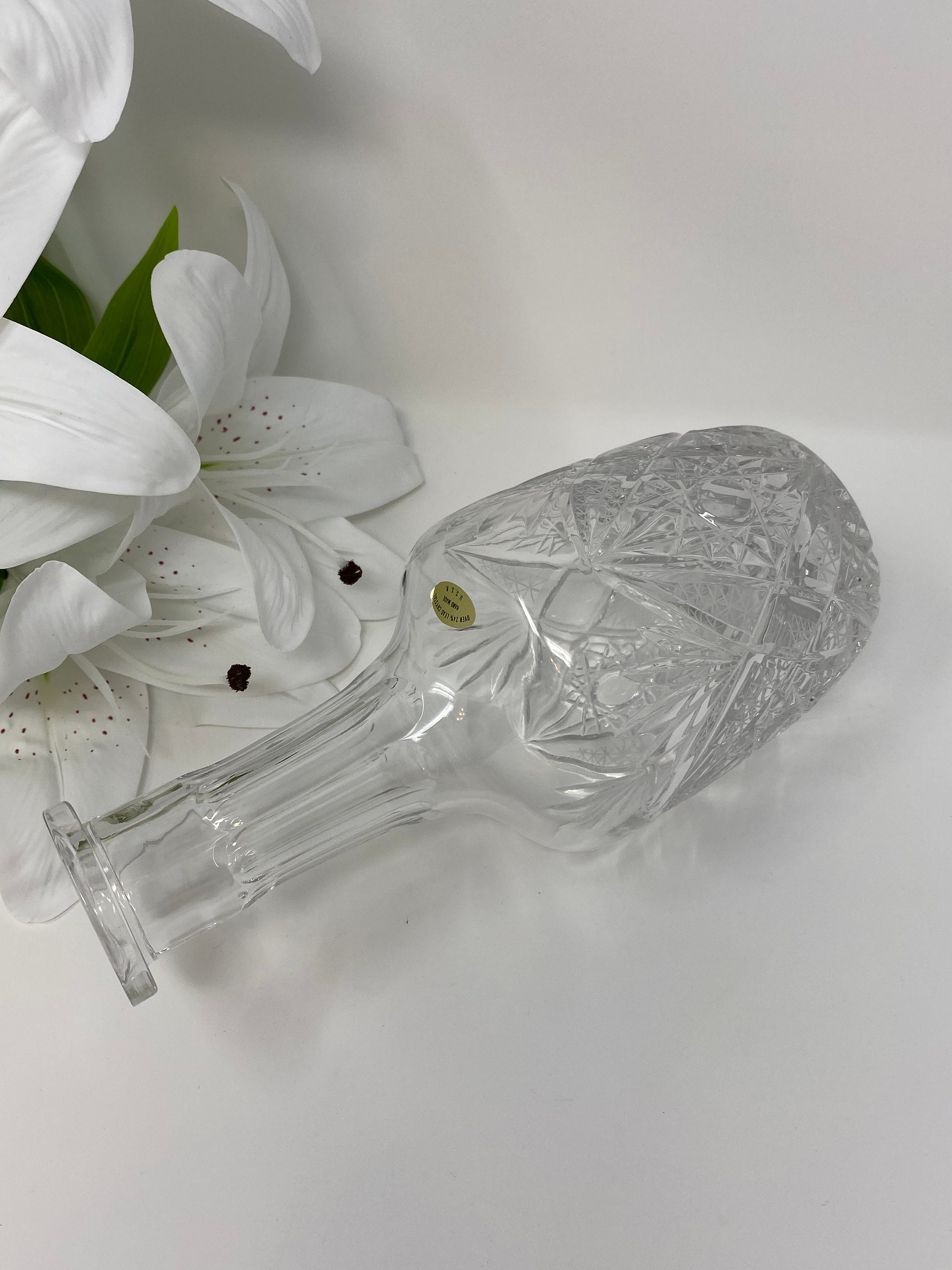 ソ連製ヴィンテージクリスタルデカンタ - Etsy 日本