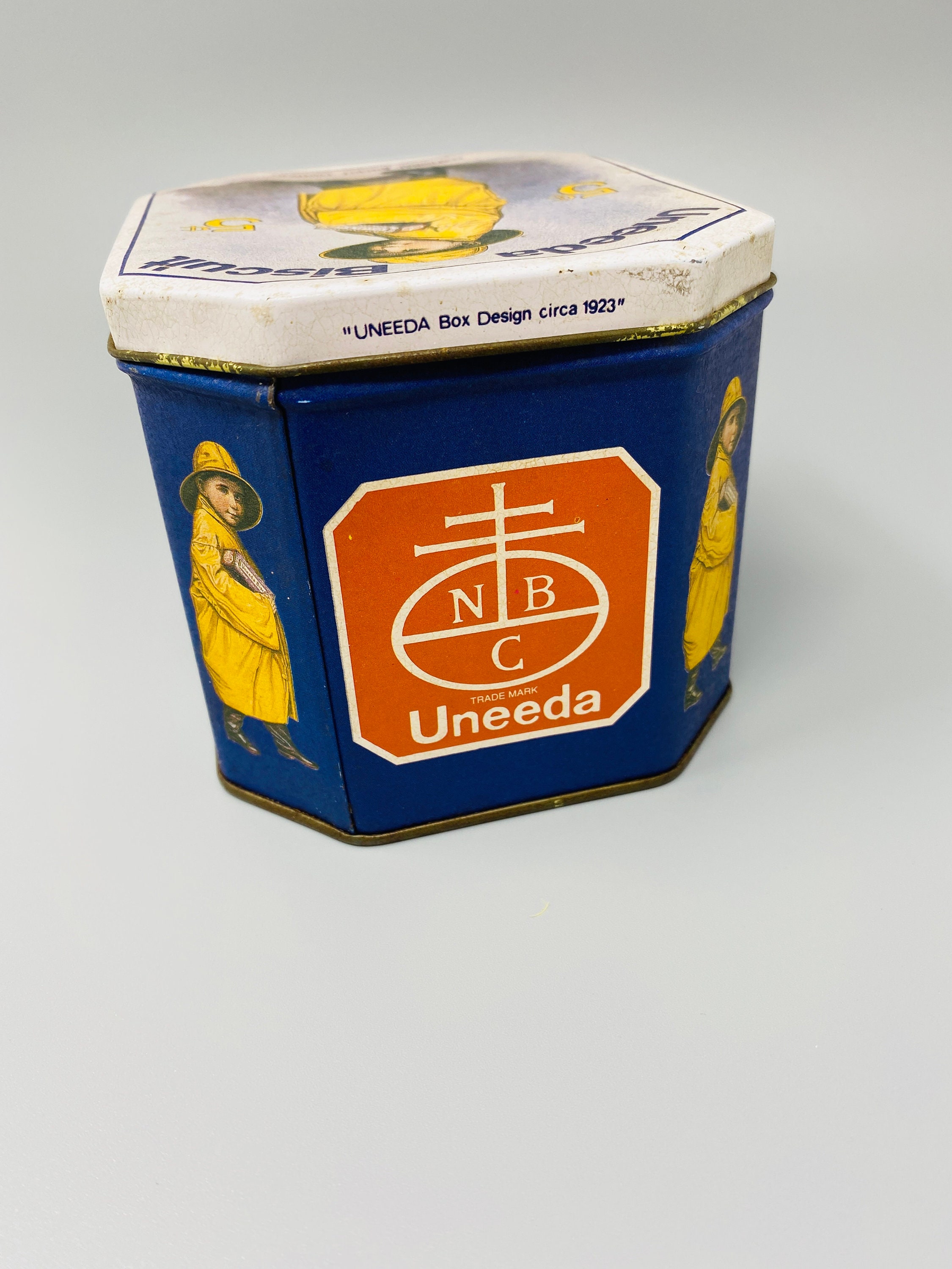 Vintage Uneeda Biscuit Tin National Biscuit Co. Etsy