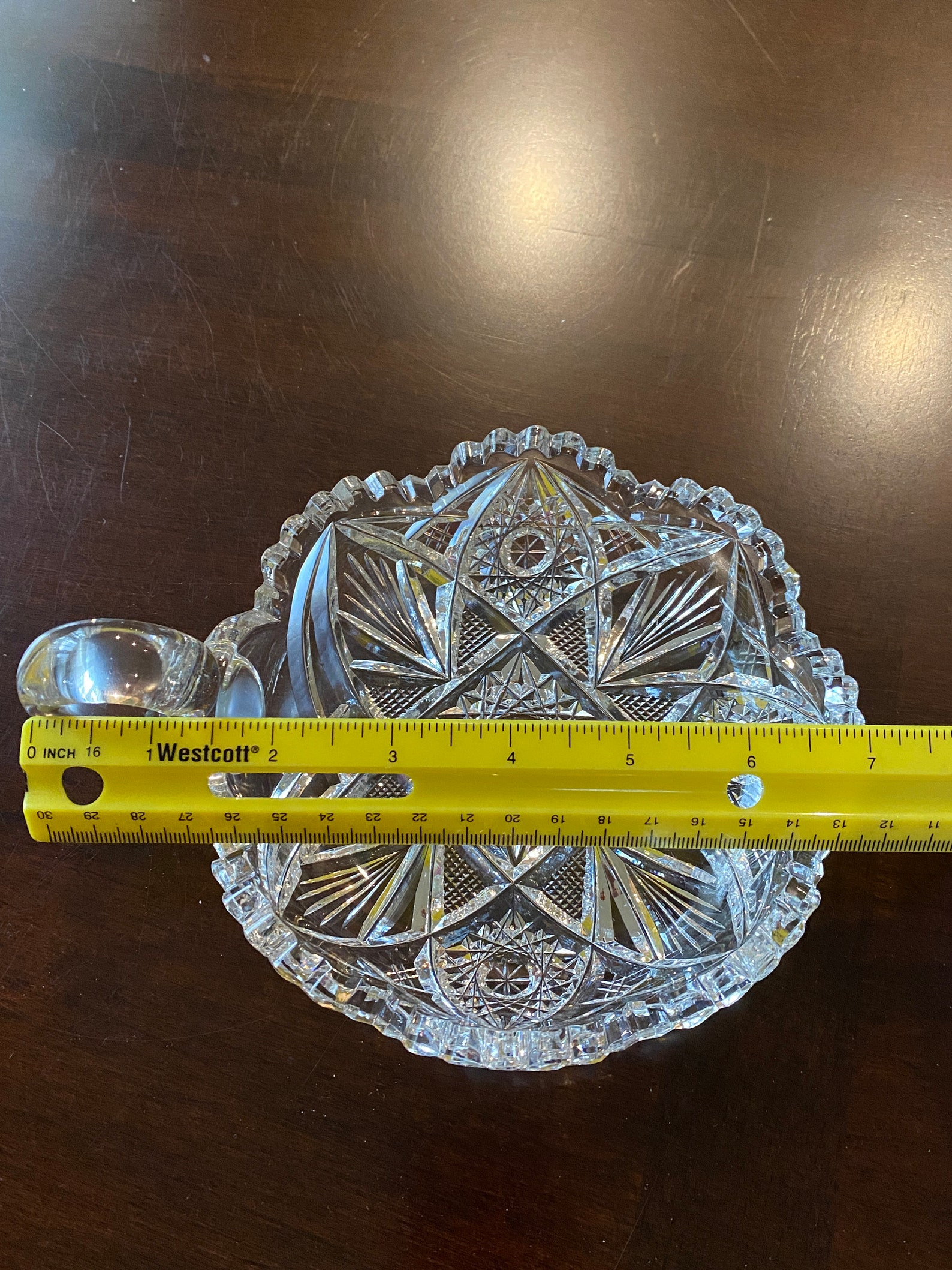 Antique ABP Quaker City Cut Glass iris Pattern One Etsy