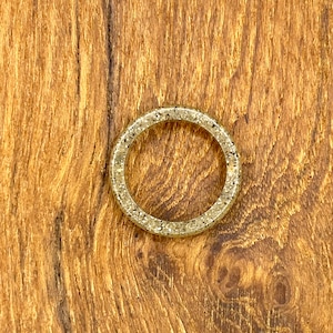 El Morro, Puerto Rico Beach Sand Resin Ring.  Available is sizes 4,5,6,7,8,9. Please measure finger prior to ordering.