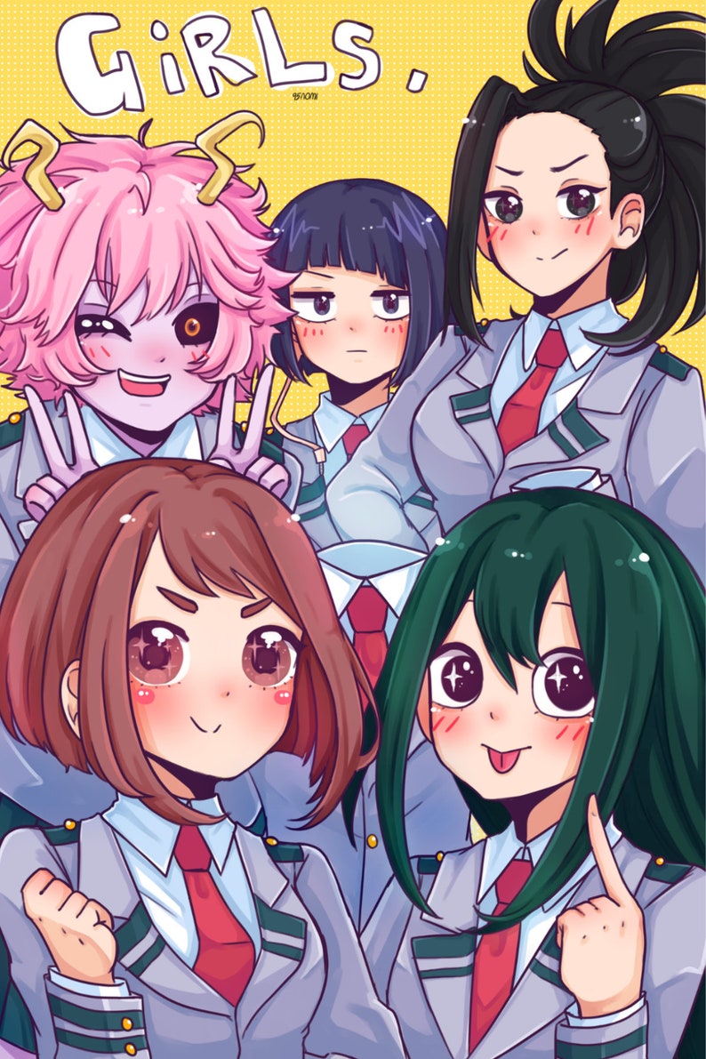 BNHA GIRLS Print - Etsy