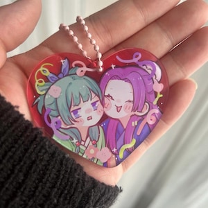 Maomao und Jinshi Herz Schlüsselanhänger