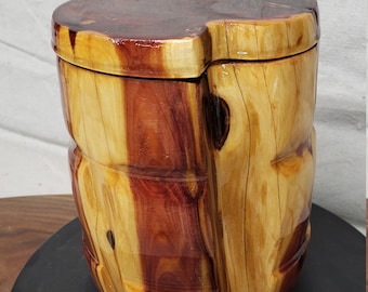 Custom cedar urn 50lbs