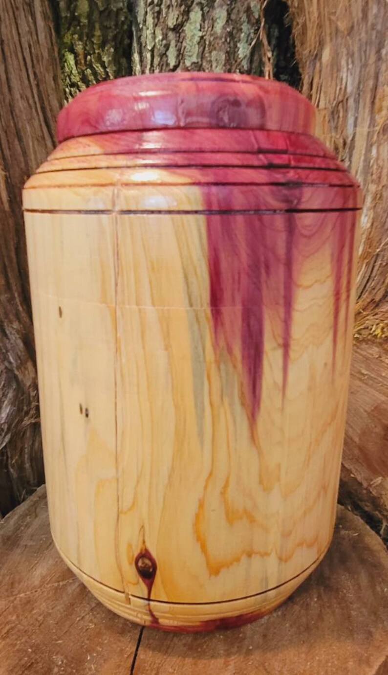 Red Cedar Wood Memorial Urns Made In America USA Etsy