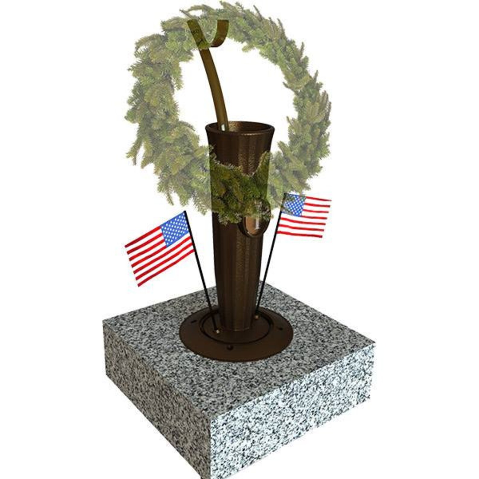 Memorial Cemetery Flower Vase Grave Ground Vase Flowers Etsy