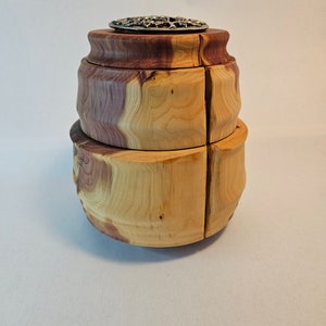 Custom hand turned jewelry box image 2